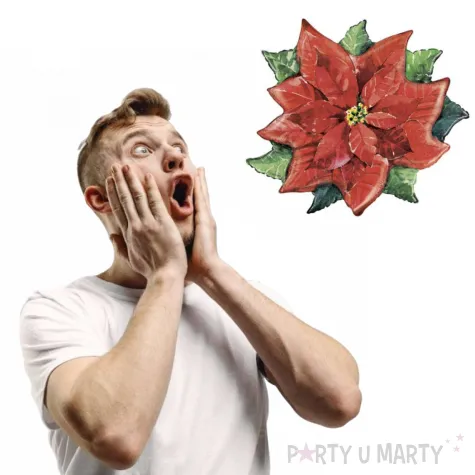 balon foliowy gwiazda betlejemska betallic 34 shp