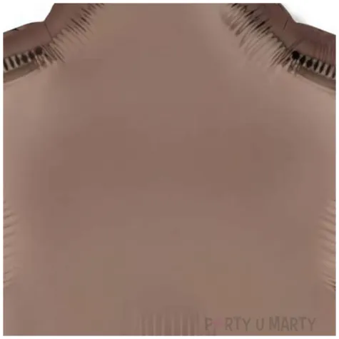 balon foliowy gwiazda brazowy satynowy flexmetal 18 str