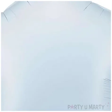 balon foliowy gwiazda dekoracja na urodziny baby shower chlopca niebieski matowy 19 str