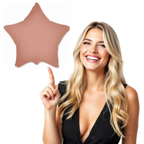 balon foliowy gwiazda dekoracja na urodziny rozowy matowy 18 str