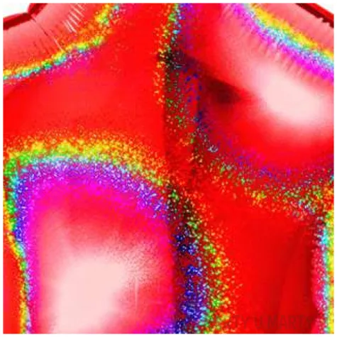 balon foliowy gwiazda holo czerwony grabo 18 str