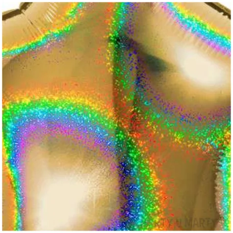 balon foliowy gwiazda holo zloty grabo 18 str