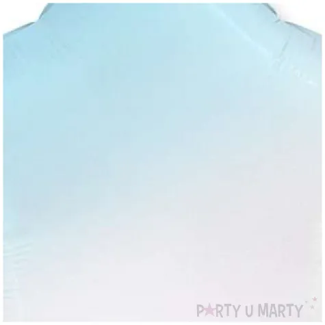 balon foliowy gwiazda jumbo gradient bialo blekitny flexmetal 32 str