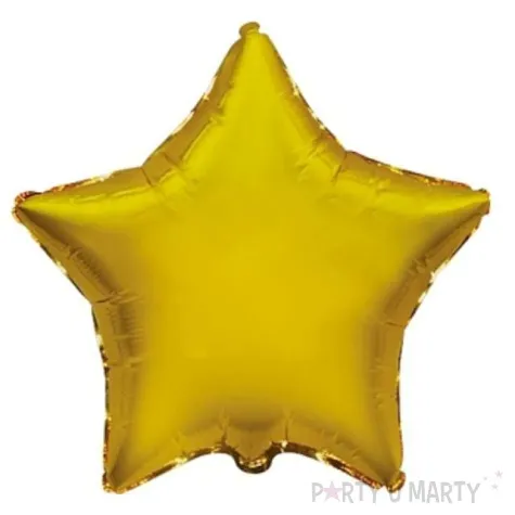 balon foliowy gwiazda jumbo zloty flexmetal 28 str