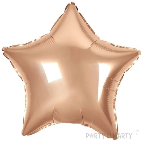 balon foliowy gwiazda rozowe zloto metalik godan 19 str