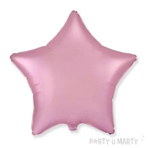 balon foliowy gwiazda rozowy flexmetal 18 str
