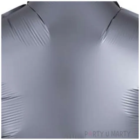 balon foliowy gwiazda satynowa grafitowy amscan 17 str