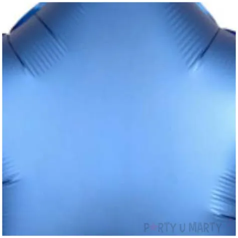 balon foliowy gwiazda satynowa niebieski amscan 17 str