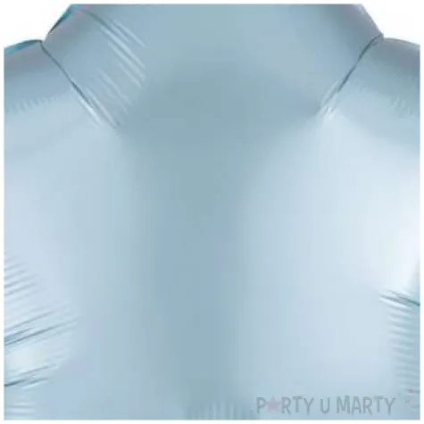 balon foliowy gwiazda satynowa niebieski jasny amscan 17 str