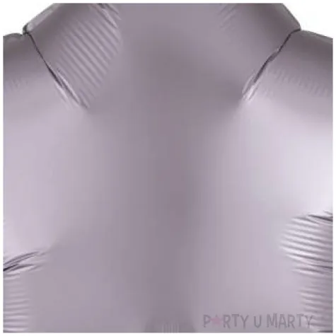 balon foliowy gwiazda satynowa popielaty amscan 17 str