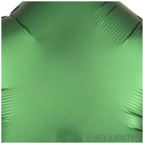 balon foliowy gwiazda satynowa zielony amscan 17 str