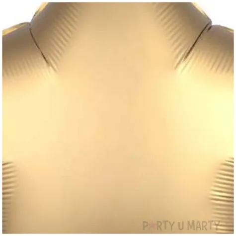 balon foliowy gwiazda satynowa zloty amscan 17 str