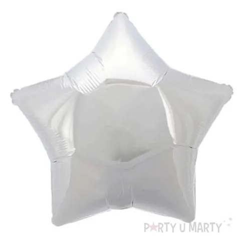 balon foliowy gwiazda srebrny flexmetal 28 str