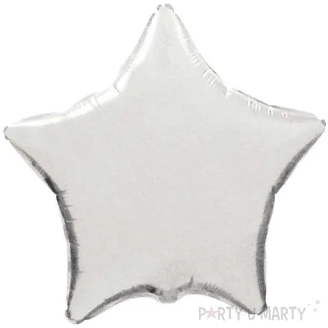 balon foliowy gwiazda srebrny flexmetal 4 str