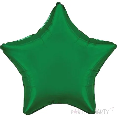 balon foliowy gwiazda zielony flexmetal 18 str