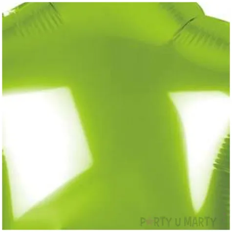 balon foliowy gwiazda zielony metalik godan 19 str