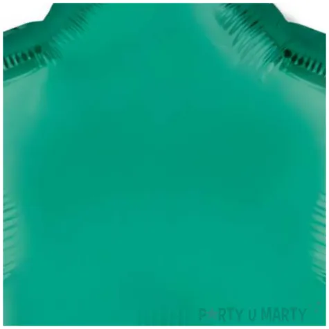 balon foliowy gwiazda zielony satynowy flexmetal 18 str