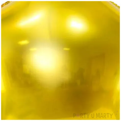 balon foliowy gwiazda zloty metalik 27 str