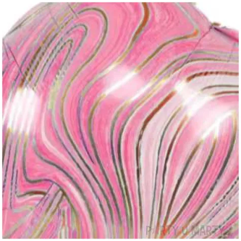 balon foliowy gwiazdka mozaika rozowy jix 18 str