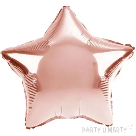 balon foliowy gwiazdka rozowe zloto arpex 18 str