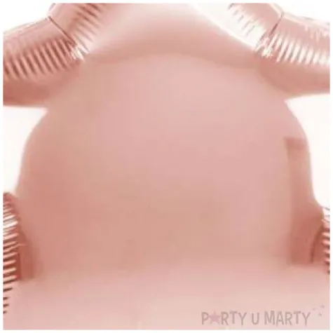 balon foliowy gwiazdka rozowe zloto arpex 18 str