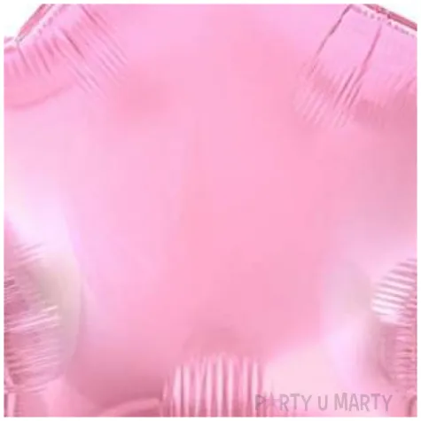 balon foliowy gwiazdka rozowy jasny dekoracjepolska 18 str