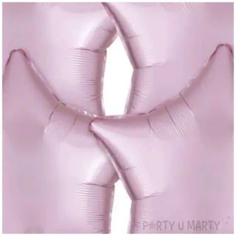 balon foliowy gwiazdy satynowe rozowy godan 19 4 szt