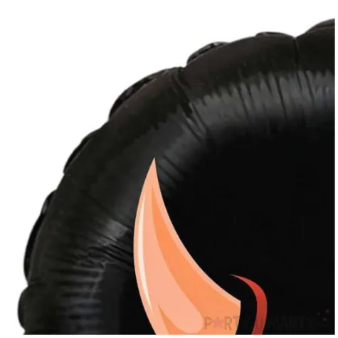 balon foliowy halloween demon czarny 18 rnd