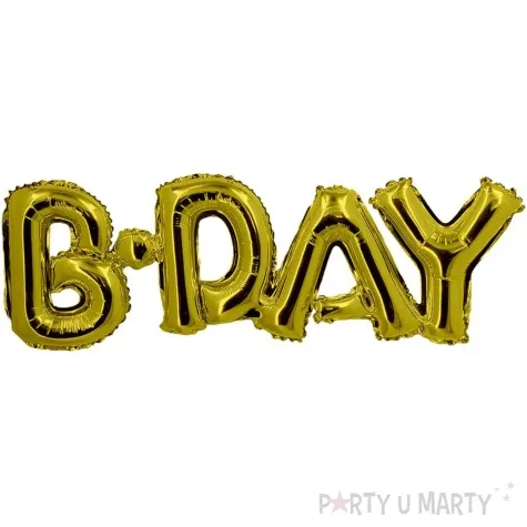 balon foliowy happy b day 3d szary folat 22 shp