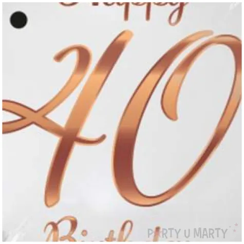 balon foliowy happy birthday 40 b c rozowe zloto godan 18 rnd