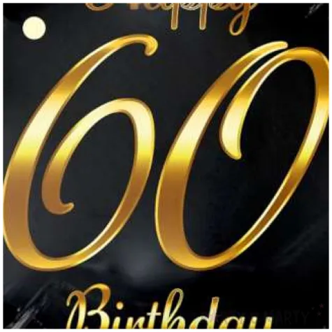 balon foliowy happy birthday 60 b c czarno zloty godan 18 rnd