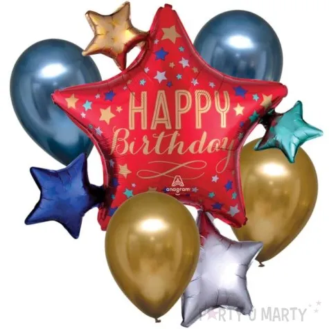 balon foliowy happy birthday amscan zestaw shp