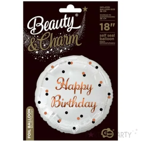 balon foliowy happy birthday b c rozowe zloto godan 18 rnd