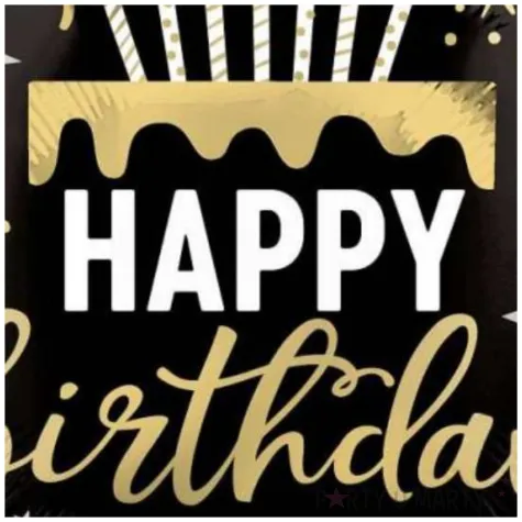 balon foliowy happy birthday birthday suprise amscan 18 rnd
