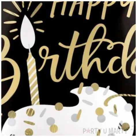 balon foliowy happy birthday birthday wishes amscan 18 rnd