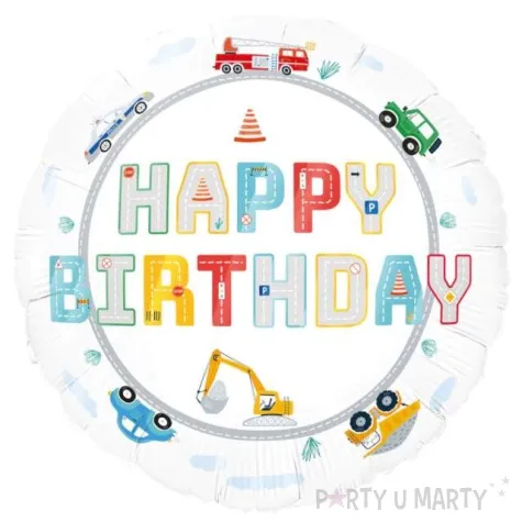 balon foliowy happy birthday budowa partypal 18 rnd