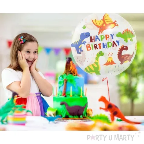 balon foliowy happy birthday dinozaury godan 20 rnd
