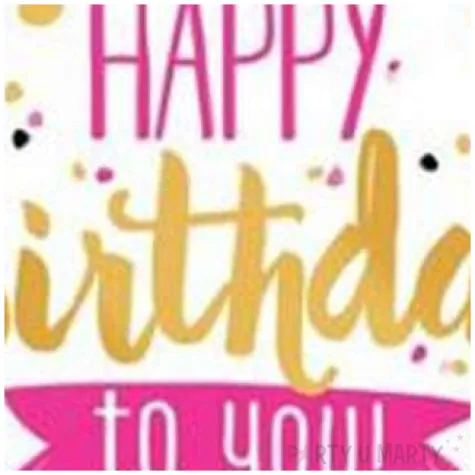 balon foliowy happy birthday kolorowe kropki qualatex 18 rnd