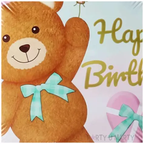 balon foliowy happy birthday mis z balonikiem jix 18 rnd