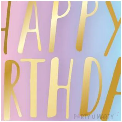 balon foliowy happy birthday ombre i gwiazdki qualatex 18 rnd