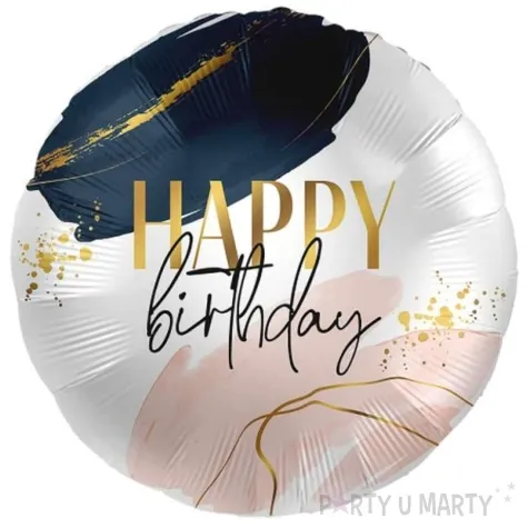 balon foliowy happy birthday premioloon 18 rnd