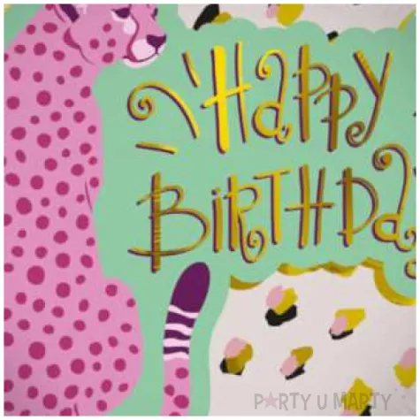 balon foliowy happy birthday rozowa pantera folat 18 rnd