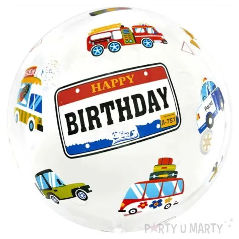 balon foliowy happy birthday tablica rejestracyjna partypal 18 rnd