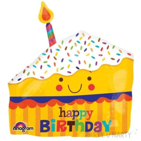 balon foliowy happy birthday tort amscan 10 shp