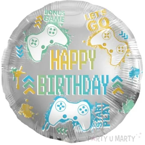 balon foliowy happy birthday urodziny gracza folat 18 rnd