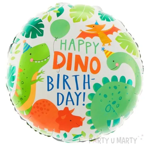 balon foliowy happy dino birthday partypal 18 rnd