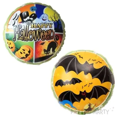 balon foliowy happy halloween nietoperze oem 18 rnd