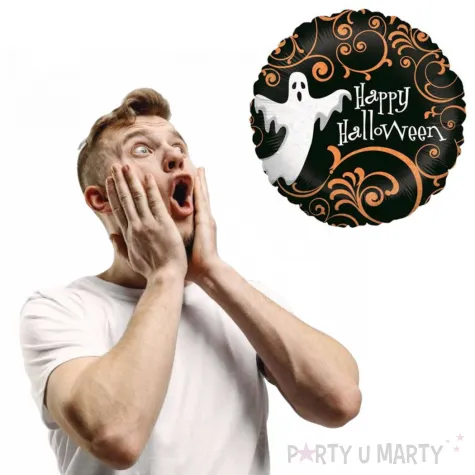 balon foliowy happy halloween z duszkiem adikbal 9 rnd