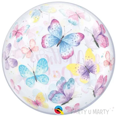 balon foliowy happy mothers day motyle qualatex 22 orb