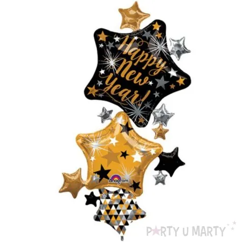 balon foliowy happy new year amscan 67 shp